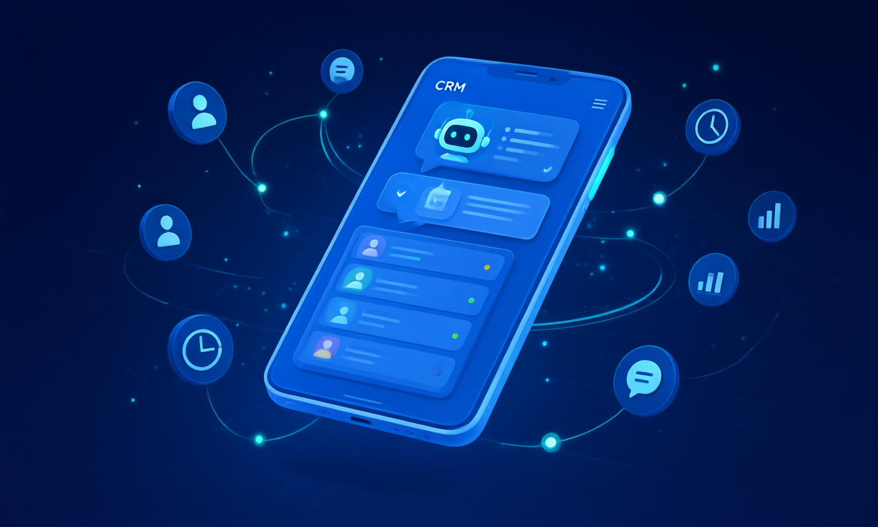 OPC AI CRM 工作台实机界面
